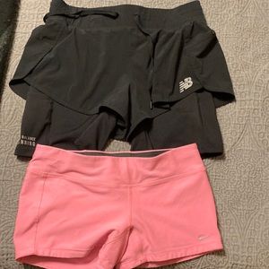 Bundle of Nike size Med & new balance’s size small short